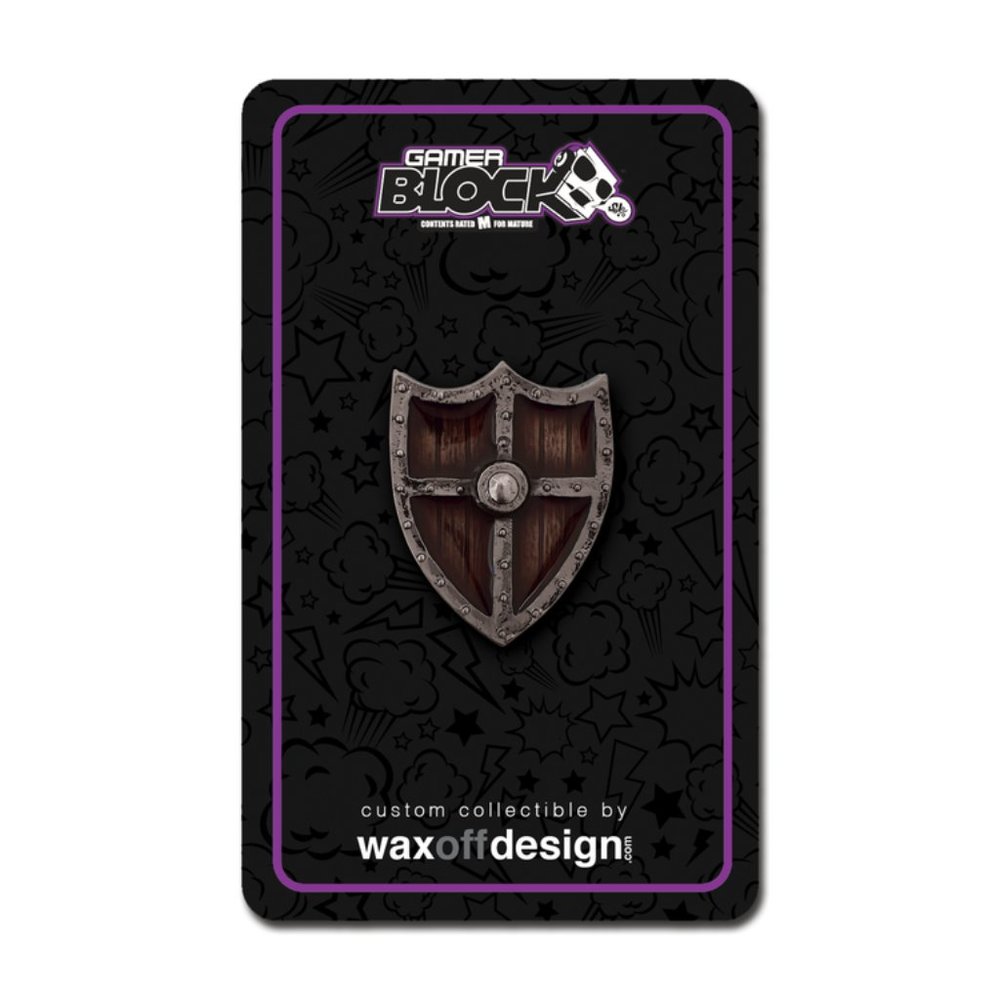 🧿 3 for $33 🧿  Nerd Block - Shield Gamer Pin